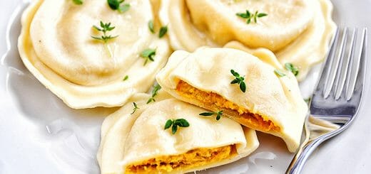 Vegane Kürbis Ravioli | Rezept
