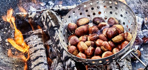 Maroni vom Grill oder Holzofen | Rezept