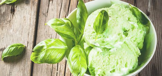 Veganes Basilikumeis | Rezept