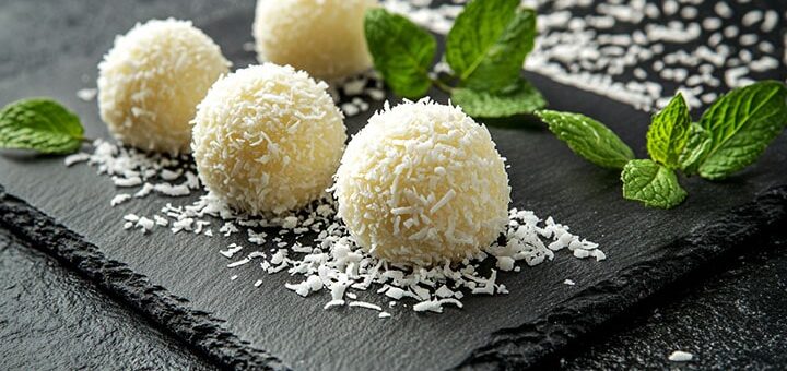 Vegane Kokoskugeln | Rezept